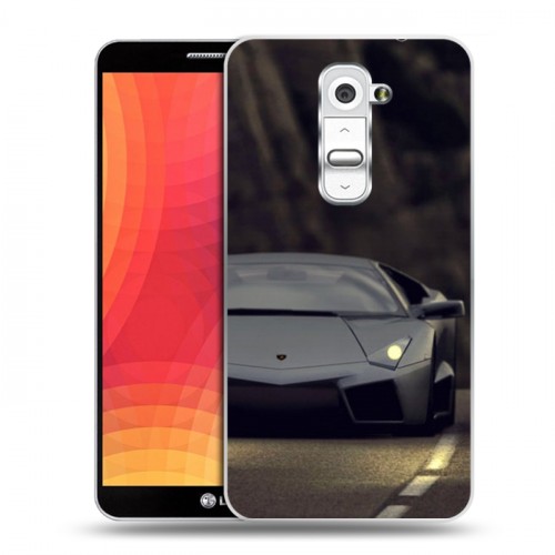 Дизайнерский пластиковый чехол для LG Optimus G2 Lamborghini