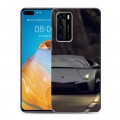 Дизайнерский пластиковый чехол для Huawei P40 Lamborghini