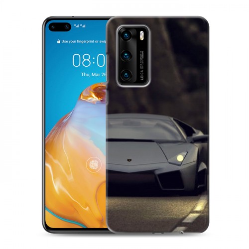 Дизайнерский пластиковый чехол для Huawei P40 Lamborghini