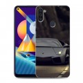 Дизайнерский пластиковый чехол для Samsung Galaxy M11 Lamborghini