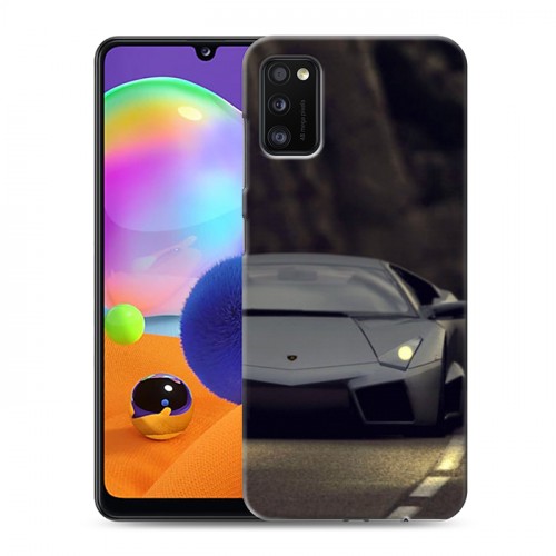 Дизайнерский силиконовый чехол для Samsung Galaxy A41 Lamborghini