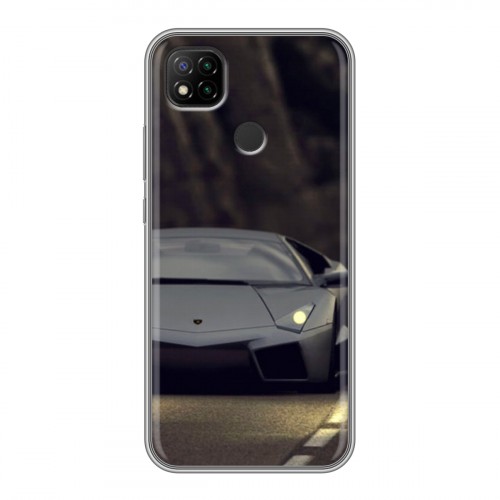 Дизайнерский силиконовый чехол для Xiaomi RedMi 9C Lamborghini