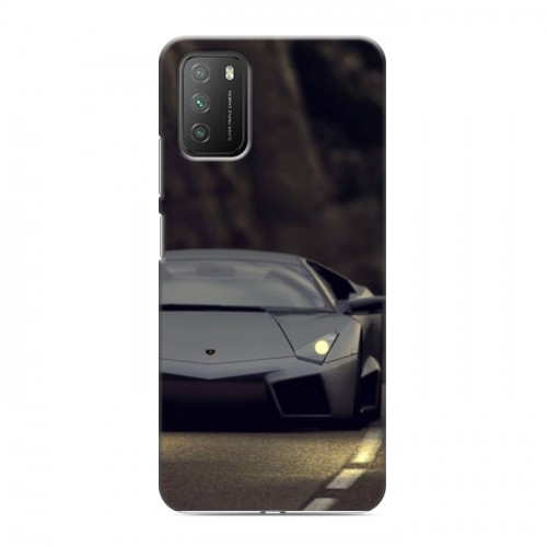 Дизайнерский пластиковый чехол для Xiaomi Poco M3 Lamborghini