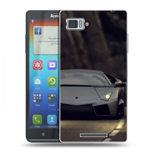 Дизайнерский пластиковый чехол для Lenovo Vibe Z Lamborghini