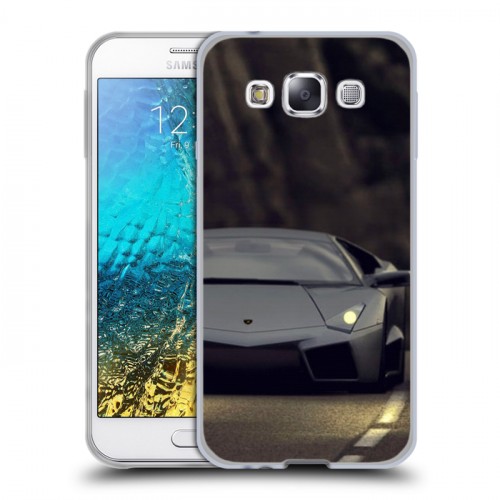 Дизайнерский пластиковый чехол для Samsung Galaxy E5 Lamborghini