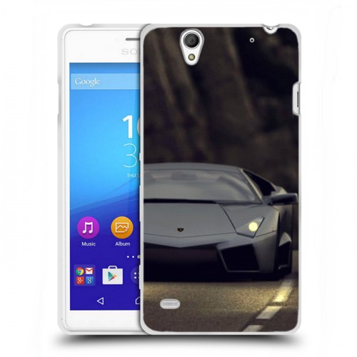 Дизайнерский пластиковый чехол для Sony Xperia C4 Lamborghini