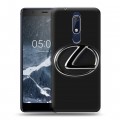 Дизайнерский пластиковый чехол для Nokia 5.1 Lexus