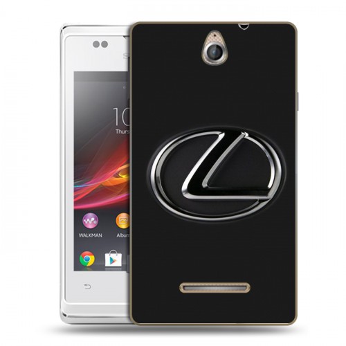 Дизайнерский пластиковый чехол для Sony Xperia E Lexus