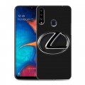 Дизайнерский пластиковый чехол для Samsung Galaxy A20s Lexus