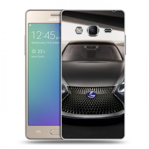 Дизайнерский пластиковый чехол для Samsung Z3 Lexus