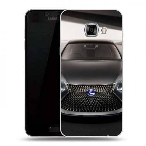 Дизайнерский пластиковый чехол для Samsung Galaxy C7 Lexus