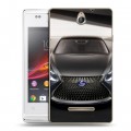 Дизайнерский пластиковый чехол для Sony Xperia E Lexus