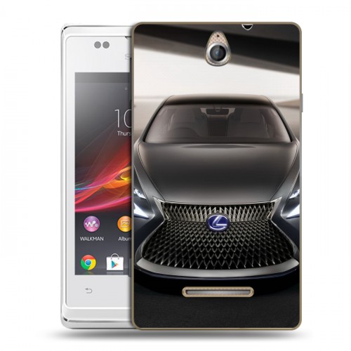 Дизайнерский пластиковый чехол для Sony Xperia E Lexus