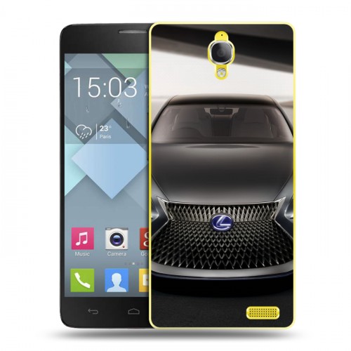 Дизайнерский пластиковый чехол для Alcatel One Touch Idol X Lexus