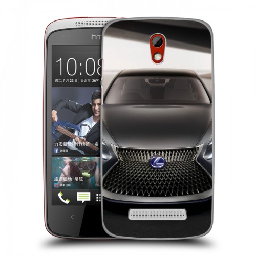 Дизайнерский пластиковый чехол для HTC Desire 500 Lexus