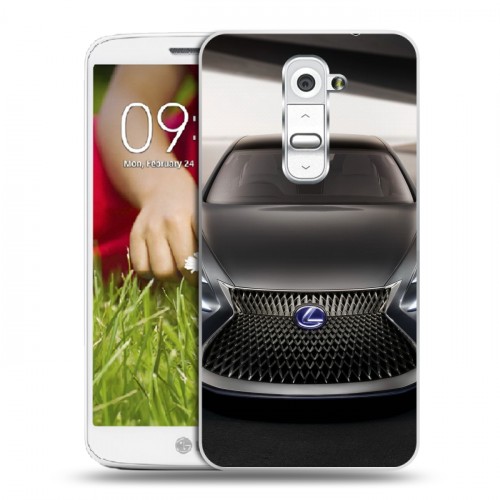 Дизайнерский пластиковый чехол для LG Optimus G2 mini Lexus