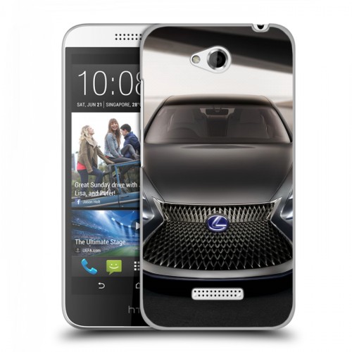 Дизайнерский пластиковый чехол для HTC Desire 616 Lexus