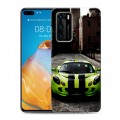 Дизайнерский силиконовый с усиленными углами чехол для Huawei P40 Lexus