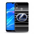 Дизайнерский пластиковый чехол для Huawei Y6 (2019) Lexus