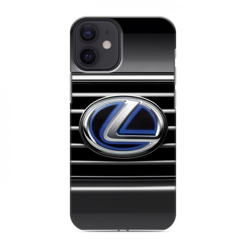 Дизайнерский пластиковый чехол для Iphone 12 Mini Lexus