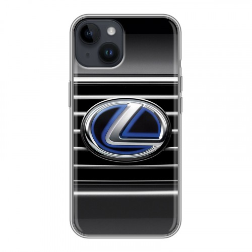 Дизайнерский пластиковый чехол для Iphone 14 Lexus