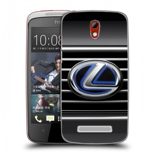 Дизайнерский пластиковый чехол для HTC Desire 500 Lexus