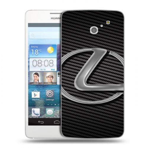 Дизайнерский пластиковый чехол для Huawei Ascend D2 Lexus