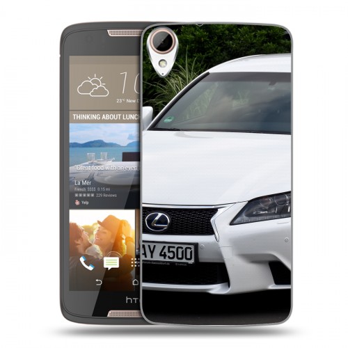 Дизайнерский пластиковый чехол для HTC Desire 828 Lexus