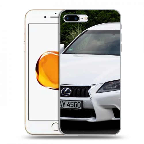 Дизайнерский пластиковый чехол для Iphone 7 Plus / 8 Plus Lexus