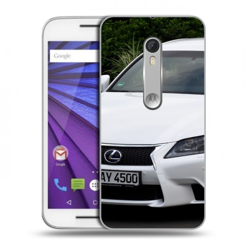 Дизайнерский пластиковый чехол для Lenovo Moto G Lexus