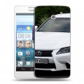 Дизайнерский пластиковый чехол для Huawei Ascend D2 Lexus