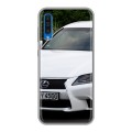 Дизайнерский силиконовый с усиленными углами чехол для Samsung Galaxy A50 Lexus