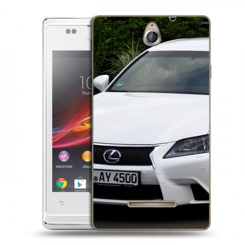 Дизайнерский пластиковый чехол для Sony Xperia E Lexus