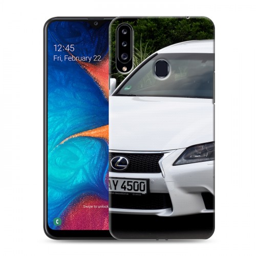 Дизайнерский пластиковый чехол для Samsung Galaxy A20s Lexus