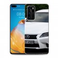 Дизайнерский пластиковый чехол для Huawei P40 Lexus