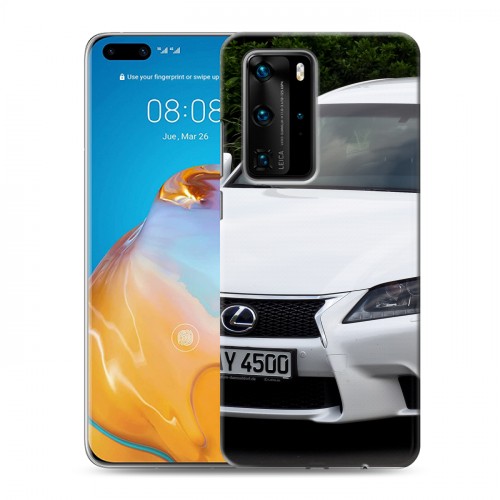 Дизайнерский пластиковый чехол для Huawei P40 Pro Lexus