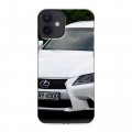 Дизайнерский силиконовый с усиленными углами чехол для Iphone 12 Mini Lexus