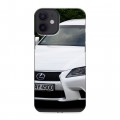 Дизайнерский пластиковый чехол для Iphone 12 Mini Lexus