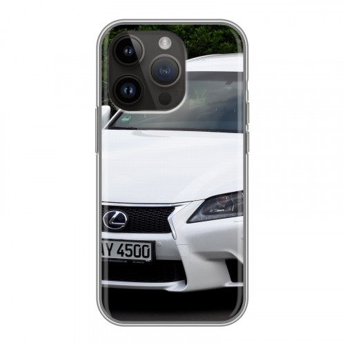 Дизайнерский силиконовый чехол для Iphone 14 Pro Lexus