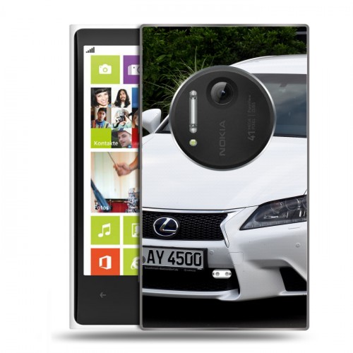 Дизайнерский пластиковый чехол для Nokia Lumia 1020 Lexus
