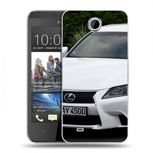 Дизайнерский пластиковый чехол для HTC Desire 300 Lexus