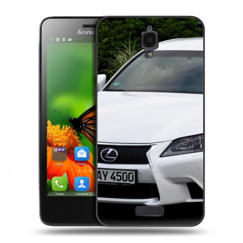 Дизайнерский пластиковый чехол для Lenovo S660 Lexus