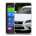 Дизайнерский силиконовый чехол для Nokia XL Lexus