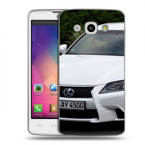 Дизайнерский пластиковый чехол для LG L60 Lexus