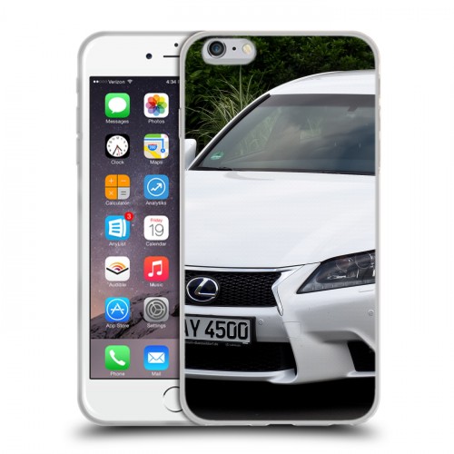 Дизайнерский силиконовый чехол для Iphone 6 Plus/6s Plus Lexus