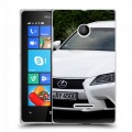 Дизайнерский пластиковый чехол для Microsoft Lumia 435 Lexus