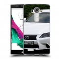 Дизайнерский пластиковый чехол для LG G4 Lexus