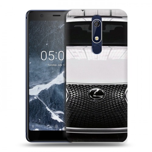 Дизайнерский пластиковый чехол для Nokia 5.1 Lexus