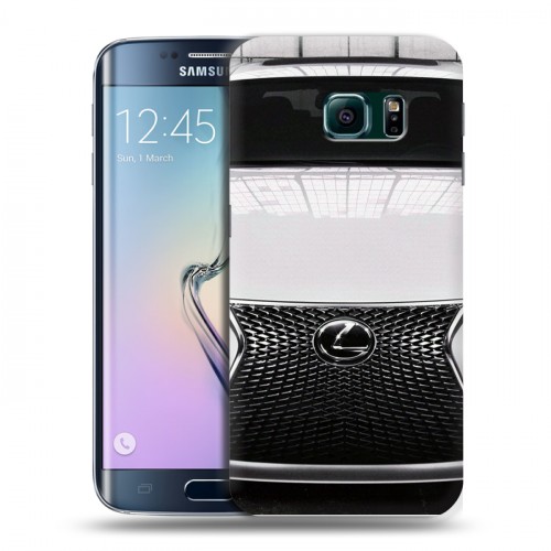 Дизайнерский пластиковый чехол для Samsung Galaxy S6 Edge Lexus