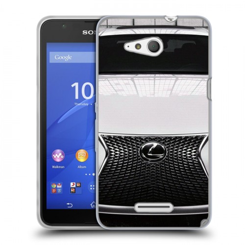 Дизайнерский пластиковый чехол для Sony Xperia E4g Lexus